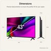 LG 43NU900B6LA.AEK 43" Smart Television, 4K Ultra HD, G Rated