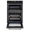 Stoves BI902MFCT Black Built-In Electric Double Oven, A Rated
