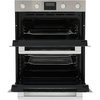 Belling BI703MFC Stainless Steel Built-Under Electric Double Oven, A Rated