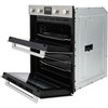 Belling BI703MFC Stainless Steel Built-Under Electric Double Oven, A Rated