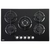 Belling GTG753RI Black 75cm 5 Burner Gas Hob