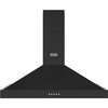Stoves Sterling 100PYR Black 100cm Chimney Cooker Hood, A+ Rated