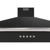 Stoves Richmond 90PYR Black 90cm Chimney Cooker Hood, A+ Rated