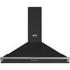 Stoves Richmond 90PYR Black 90cm Chimney Cooker Hood, A+ Rated