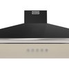 Stoves Richmond 100PYR 100cm Chimney Cooker Hood, Cream, A+ Rated