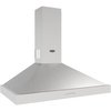 Belling Cookcentre 90PYR 90cm Chimney Cooker Hood, Stainless Steel, C Rated
