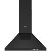 Belling 603PYR Black 60cm Chimney Cooker Hood, C Rated