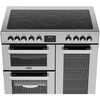 Belling RCA COOKCENTRE 90E S 90cm Ceramic Range Cooker, Stainless Steel, A Rated