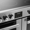 Belling RCA COOKCENTRE 90E S 90cm Ceramic Range Cooker, Stainless Steel, A Rated