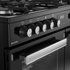 Belling RCA COOKCENTRE 90DF 90cm Dual Fuel Range Cooker, Black, A Rated