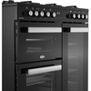 Belling RCA COOKCENTRE 90DF 90cm Dual Fuel Range Cooker, Black, A Rated