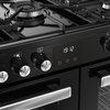 Belling RCA COOKCENTRE 90DF 90cm Dual Fuel Range Cooker, Black, A Rated