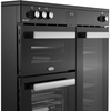 Belling RCA COOKCENTRE 90Ei 90cm Induction Range Cooker, Black, A Rated