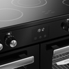 Belling RCA COOKCENTRE 100E 100cm Ceramic Range Cooker, Black, A Rated