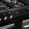 Belling RCA COOKCENTRE 100DF 100cm Dual Fuel Range Cooker, Black, A Rated