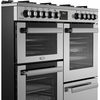Belling RCA COOKCENTRE 100DF 100cm Dual Fuel Range Cooker, Stainless Steel, A Rated