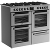 Belling RCA COOKCENTRE 100DF 100cm Dual Fuel Range Cooker, Stainless Steel, A Rated