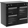Belling RCA COOKCENTRE 100Ei 100cm Induction Range Cooker, Black, A Rated