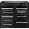 Belling RCA COOKCENTRE 100Ei 100cm Induction Range Cooker, Black, A Rated