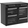 Belling RCA COOKCENTRE 110E 110cm Ceramic Range Cooker, Black, A Rated