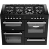 Belling RCA COOKCENTRE 110DF 110cm Dual Fuel Range Cooker, Black, A Rated