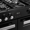 Belling RCA COOKCENTRE 110DF 110cm Dual Fuel Range Cooker, Black, A Rated