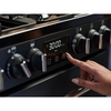 Belling Farmhouse 60E Ceramic Electric Cooker with Double Oven, Black, A Rated