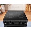 Belling Farmhouse 60E Ceramic Electric Cooker with Double Oven, Black, A Rated