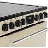 Belling Farmhouse 60E Ceramic Electric Cooker with Double Oven, Cream, A Rated