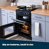 Belling MRA FARMHOUSE 60 Dual Fuel Cooker with Double Oven, Grey, A Rated