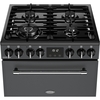Belling MRA FARMHOUSE 60 Dual Fuel Cooker with Double Oven, Grey, A Rated