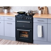 Belling MRA FARMHOUSE 60 Dual Fuel Cooker with Double Oven, Black, A Rated