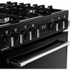 Belling MRA FARMHOUSE 60 Dual Fuel Cooker with Double Oven, Black, A Rated