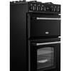 Belling MRA FARMHOUSE 60 Dual Fuel Cooker with Double Oven, Black, A Rated