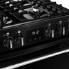 Belling MRA FARMHOUSE 60 Dual Fuel Cooker with Double Oven, Black, A Rated