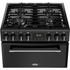 Belling MRA FARMHOUSE 60 Dual Fuel Cooker with Double Oven, Black, A Rated