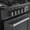Belling RCA FARMHOUSE 90DF A 90cm Dual Fuel Range Cooker, Grey, A Rated