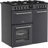 Belling RCA FARMHOUSE 90DF A 90cm Dual Fuel Range Cooker, Grey, A Rated