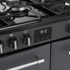 Belling RCA FARMHOUSE 90DF A 90cm Dual Fuel Range Cooker, Grey, A Rated