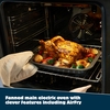 Belling Farmhouse 90DF 90cm Dual Fuel Range Cooker, Cream, A Rated