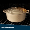 Belling Farmhouse 90DF 90cm Dual Fuel Range Cooker, Cream, A Rated