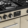Belling Farmhouse 90DF 90cm Dual Fuel Range Cooker, Cream, A Rated