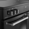 Belling RCA FARMHOUSE 90Ei B 90cm Induction Range Cooker, Black, A Rated