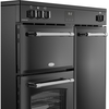 Belling RCA FARMHOUSE 90Ei B 90cm Induction Range Cooker, Black, A Rated