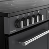 Belling RCA FARMHOUSE 100E A 100cm Ceramic Range Cooker, Grey, A Rated