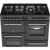 Belling Farmhouse 100DF 100cm Dual Fuel Range Cooker, Grey, A Rated