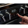 Belling Farmhouse 100DF 100cm Dual Fuel Range Cooker, Black, A Rated