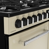 Belling Farmhouse 100DF 100cm Dual Fuel Range Cooker, Cream, A Rated