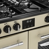 Belling Farmhouse 100DF 100cm Dual Fuel Range Cooker, Cream, A Rated