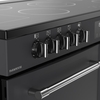 Belling RCA FARMHOUSE 110E A 110cm Ceramic Range Cooker, Grey, A Rated